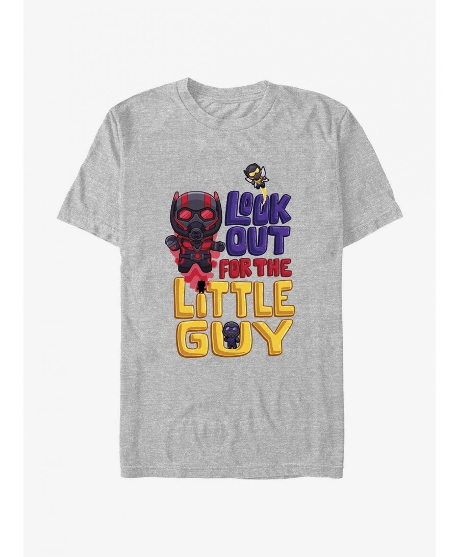 Hot Sale Marvel Ant-Man and the Wasp: Quantumania Chibi Look Out For The Little Guy T-Shirt $11.71 T-Shirts