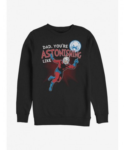 Unique Marvel Ant-Man Astonishing Like Dad Crew Sweatshirt $12.18 Sweatshirts