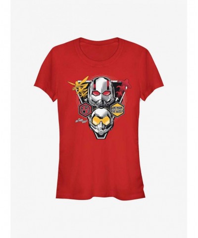 Wholesale Marvel Ant-Man And Wasp Triangle Badge Girls T-Shirt $11.95 T-Shirts
