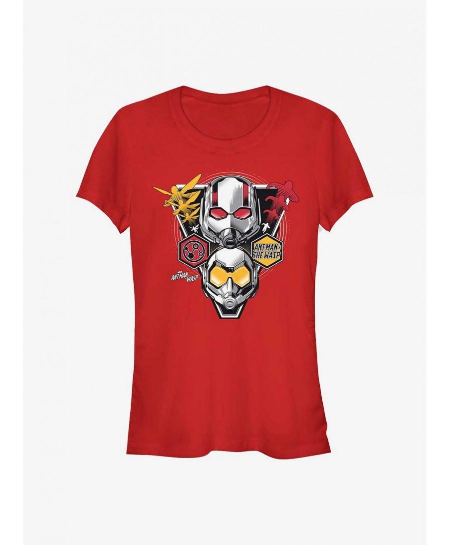 Wholesale Marvel Ant-Man And Wasp Triangle Badge Girls T-Shirt $11.95 T-Shirts