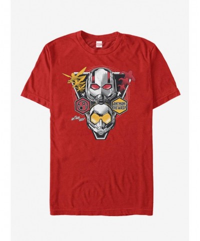 Cheap Sale Marvel Ant-Man and the Wasp Masks T-Shirt $8.84 T-Shirts