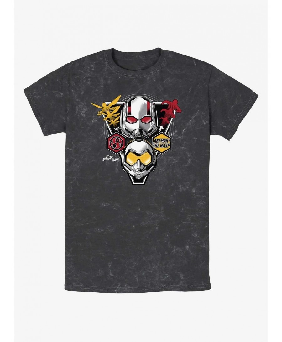 Special Marvel Ant-Man and the Wasp: Quantumania Hero Duo Mineral Wash T-Shirt $11.14 T-Shirts