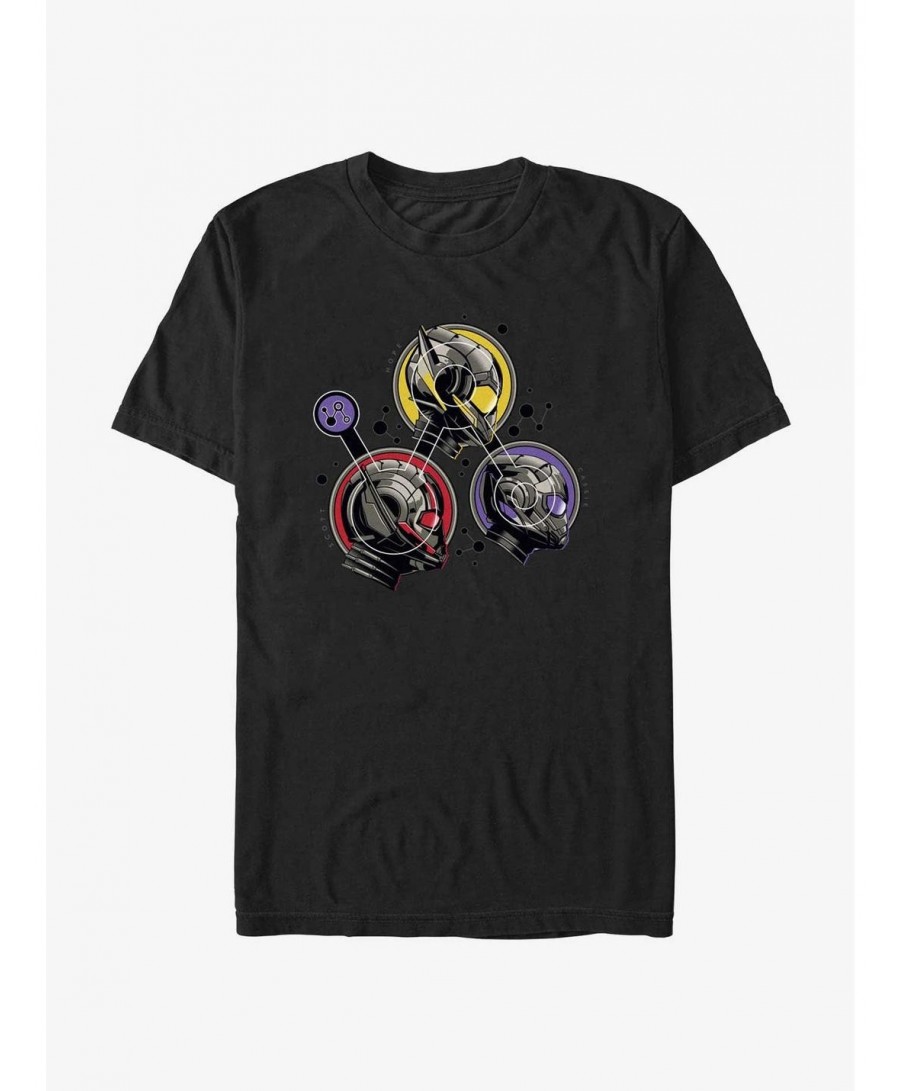 Absolute Discount Marvel Ant-Man and the Wasp: Quantumania Team Badges Extra Soft T-Shirt $12.86 T-Shirts