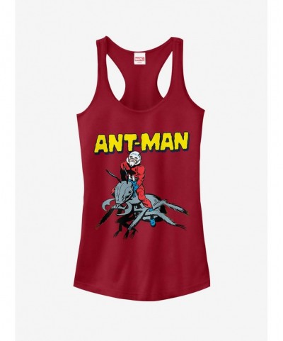 Fashion Marvel Ant-Man Vintage Ant Rider Girls Tank $7.97 Tanks