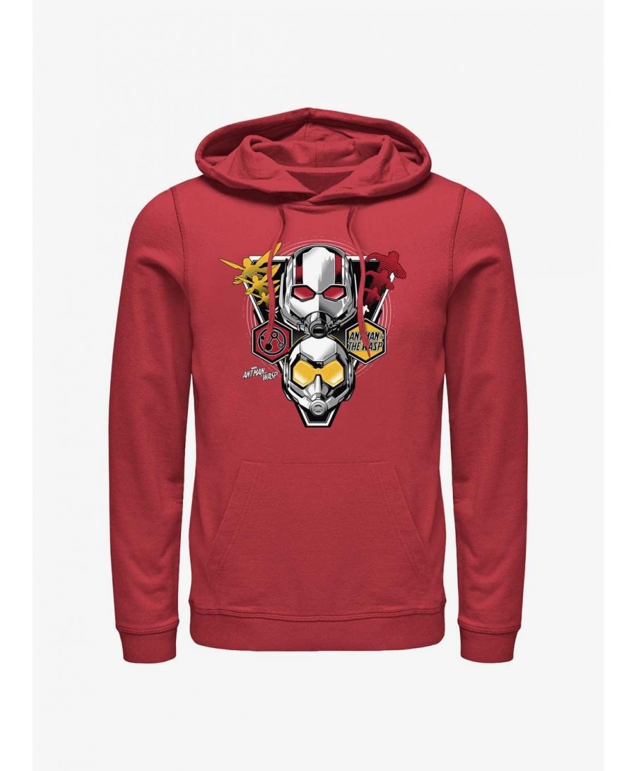 Sale Item Marvel Ant-Man and the Wasp: Quantumania Hero Duo Hoodie $14.82 Hoodies