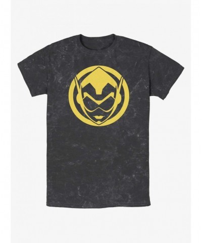 Premium Marvel Ant-Man and the Wasp: Quantumania Wasp Sigil Mineral Wash T-Shirt $8.81 T-Shirts