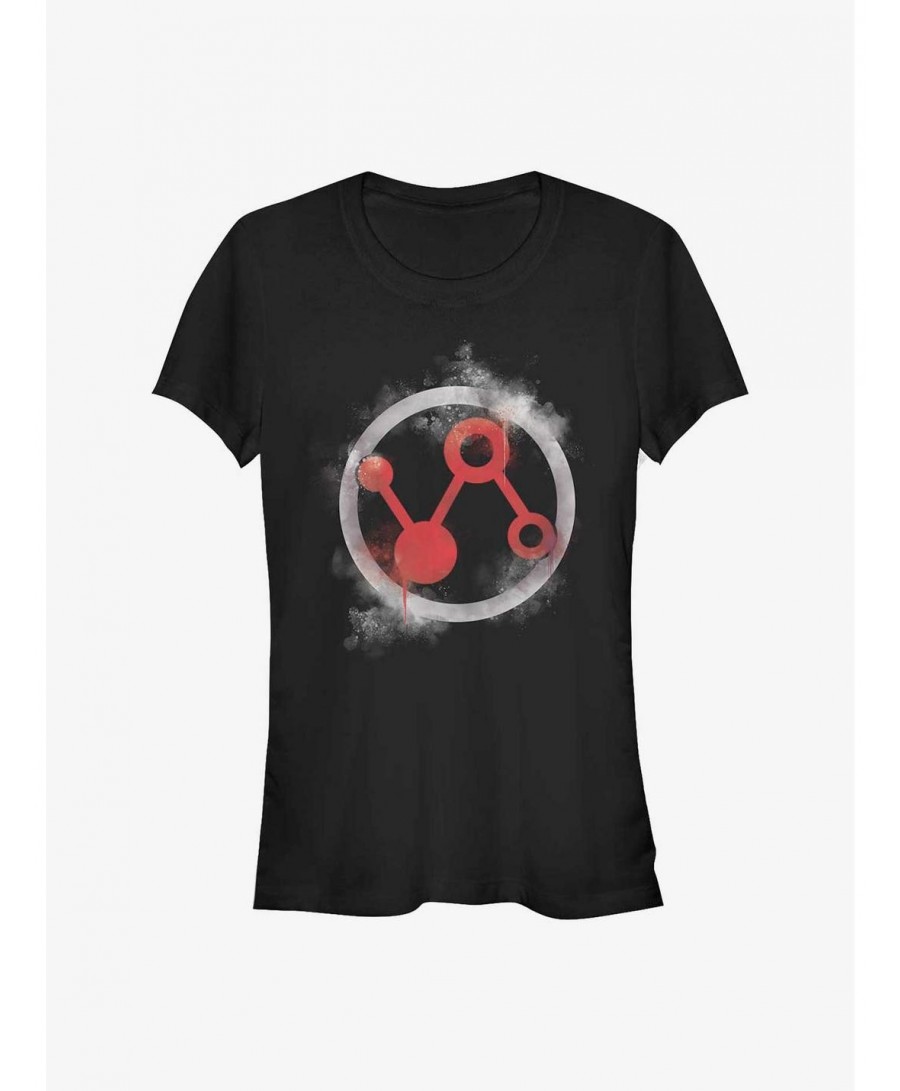 Unique Marvel Ant-Man Pym Particle Spray Logo Girls T-Shirt $9.46 T-Shirts