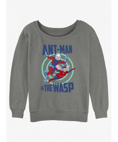 Pre-sale Marvel Ant-Man Classic Heroes Ant-Man and the Wasp Slouchy Sweatshirt $12.18 Sweatshirts
