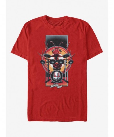 Festival Price Marvel Ant-Man Ant Drummer T-Shirt $11.95 T-Shirts