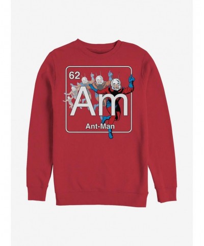Value Item Marvel Ant-Man Periodic Ant-Man Crew Sweatshirt $11.44 Sweatshirts