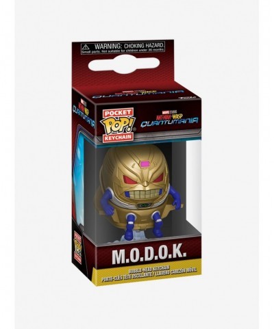 Limited-time Offer Funko Marvel Ant-Man And The Wasp: Quantumania Pocket Pop! M.O.D.O.K. Vinyl Key Chain $3.08 Key Chains