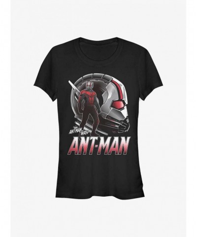 Premium Marvel Ant-Man Helmet Girls T-Shirt $10.21 T-Shirts