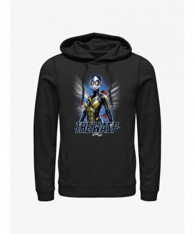 Flash Sale Marvel Ant-Man and the Wasp: Quantumania The Wasp Atom Hoodie $20.21 Hoodies