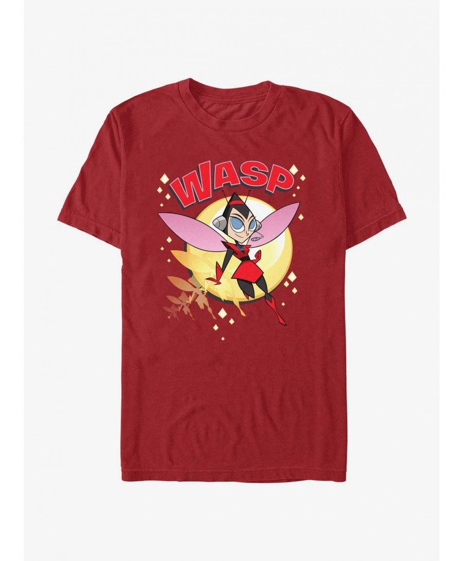 Bestselling Marvel Ant-Man Retro Wasp T-Shirt $8.37 T-Shirts