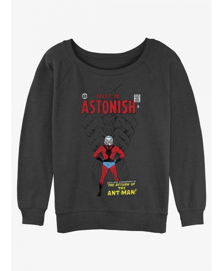 High Quality Marvel Ant-Man Classic Ant-Man Slouchy Sweatshirt $16.61 Sweatshirts