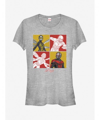 Huge Discount Marvel Ant-Man And The Wasp Character Panels Girls T-Shirt $10.71 T-Shirts