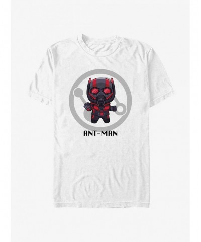Pre-sale Marvel Ant-Man and the Wasp: Quantumania Chibi Ant-Man Badge T-Shirt $7.65 T-Shirts
