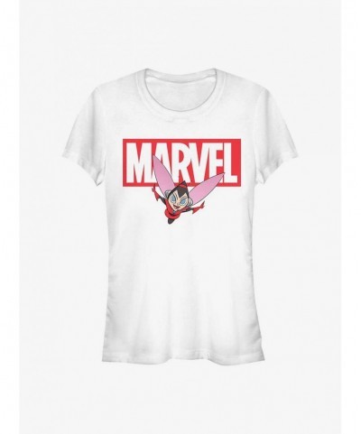 Limited-time Offer Marvel Ant-Man Marvel Brick Wasp Girls T-Shirt $9.46 T-Shirts