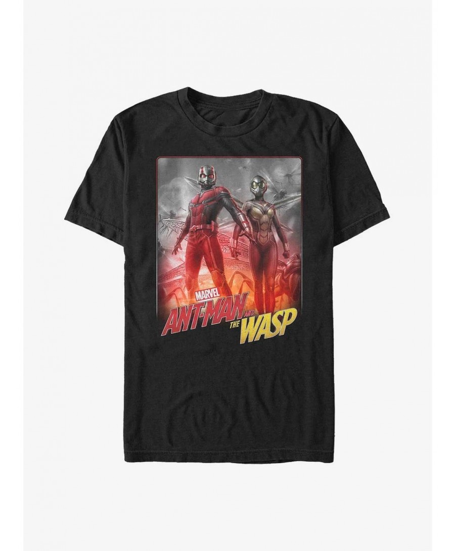 Low Price Marvel Ant-Man And The Wasp Hero Pose T-Shirt $9.80 T-Shirts