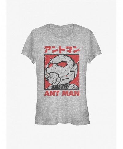 Festival Price Marvel Ant-Man Kanji Square Girls T-Shirt $10.96 T-Shirts