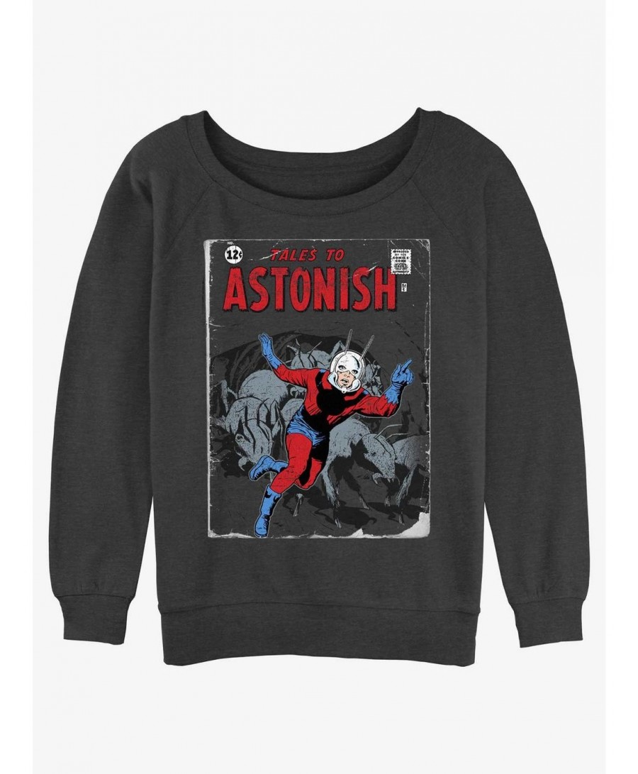 Best Deal Marvel Ant-Man Ant Tales Comic Cover Slouchy Sweatshirt $15.87 Sweatshirts
