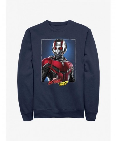 Pre-sale Discount Marvel Ant-Man and the Wasp: Quantumania Antman Portrait Sweatshirt $16.97 Sweatshirts