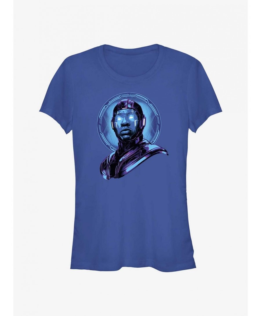 Limited Time Special Marvel Ant-Man and the Wasp: Quantumania Kang Profile Girls T-Shirt $8.96 T-Shirts
