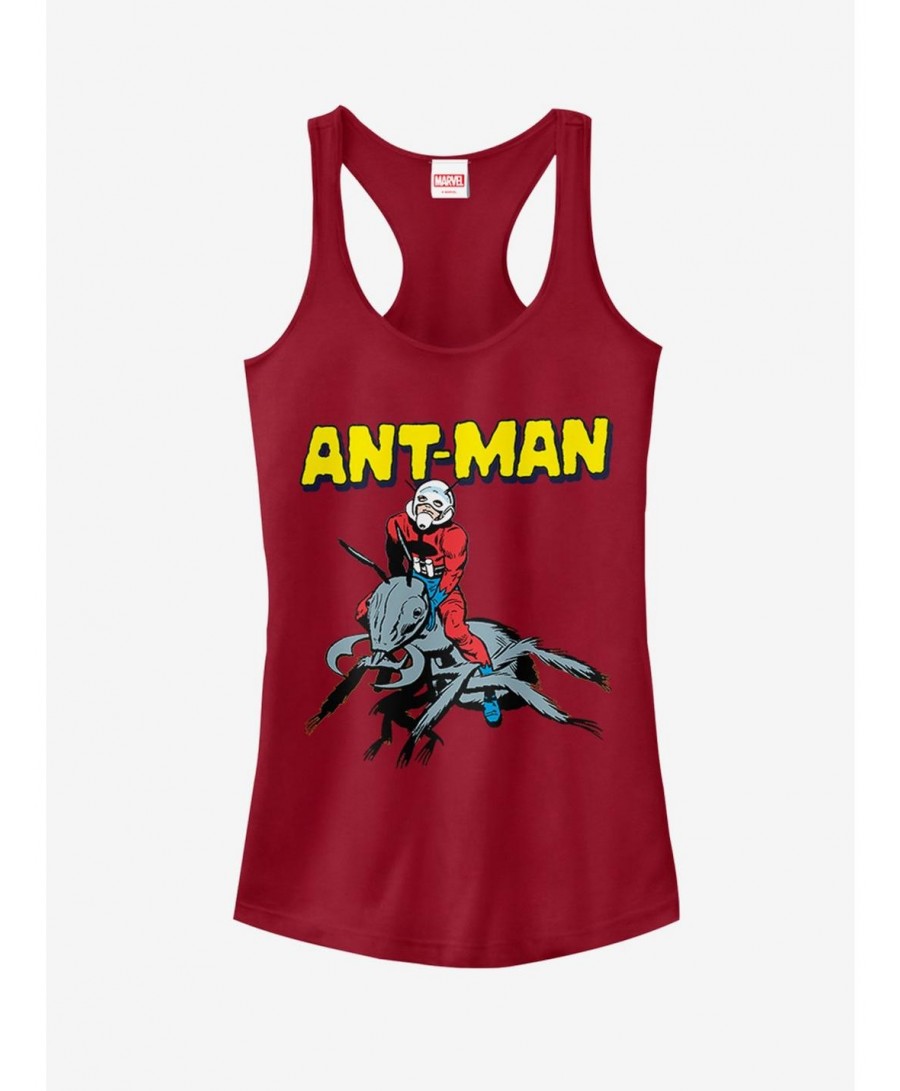 Hot Selling Marvel Ant-Man Vintage Riding Ant-Man Girls Tank $10.21 Tanks