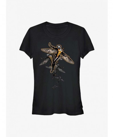 Trendy Marvel Ant-Man Wasp Flight Girls T-Shirt $9.96 T-Shirts