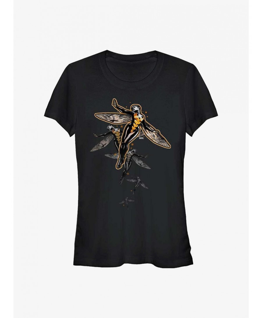 Trendy Marvel Ant-Man Wasp Flight Girls T-Shirt $9.96 T-Shirts