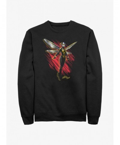 Hot Selling Marvel Ant-Man and the Wasp: Quantumania Wasp Wings Sweatshirt $13.28 Sweatshirts
