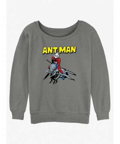 Flash Sale Marvel Ant-Man Riding Ants Slouchy Sweatshirt $18.08 Sweatshirts
