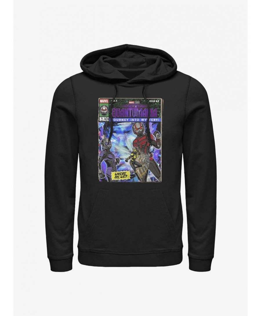 Fashion Marvel Ant-Man and the Wasp: Quantumania Journey Into Mystery Comic Cover Hoodie $15.27 Hoodies