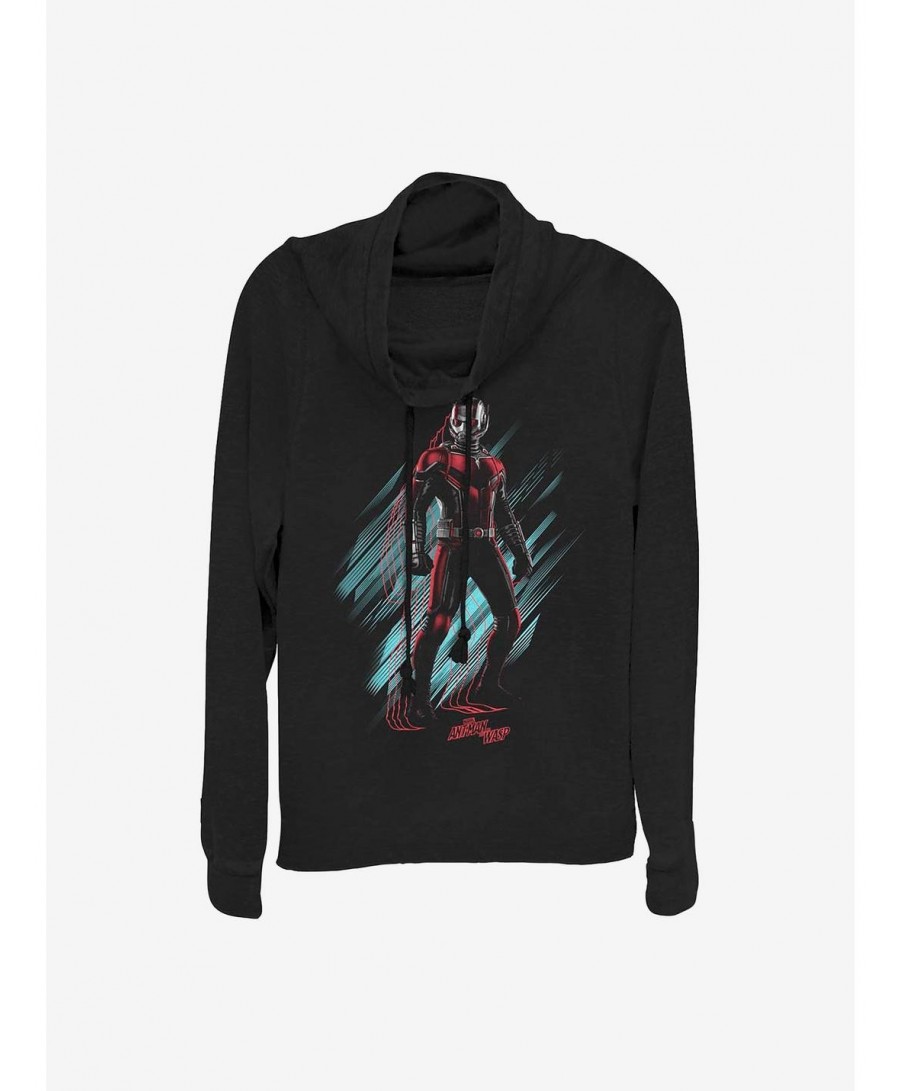 Premium Marvel Ant-Man Stand Alone Cowlneck Long-Sleeve Girls Top $21.10 Tops