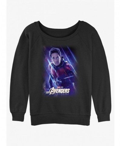 Flash Deal Marvel Avengers: Endgame Ant-Man Scott Lang Slouchy Sweatshirt $15.13 Sweatshirts
