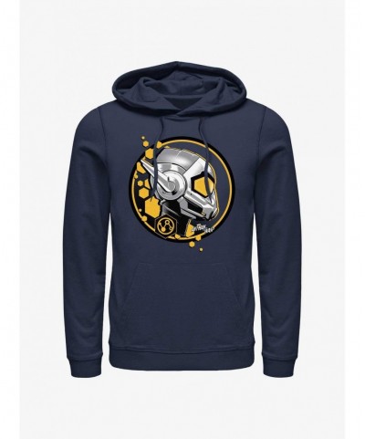 Low Price Marvel Ant-Man and the Wasp: Quantumania Wasp Stamp Hoodie $19.76 Hoodies