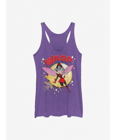 Limited Time Special Marvel Ant-Man Wasp Retro Zoom Girls Tank $9.32 Tanks