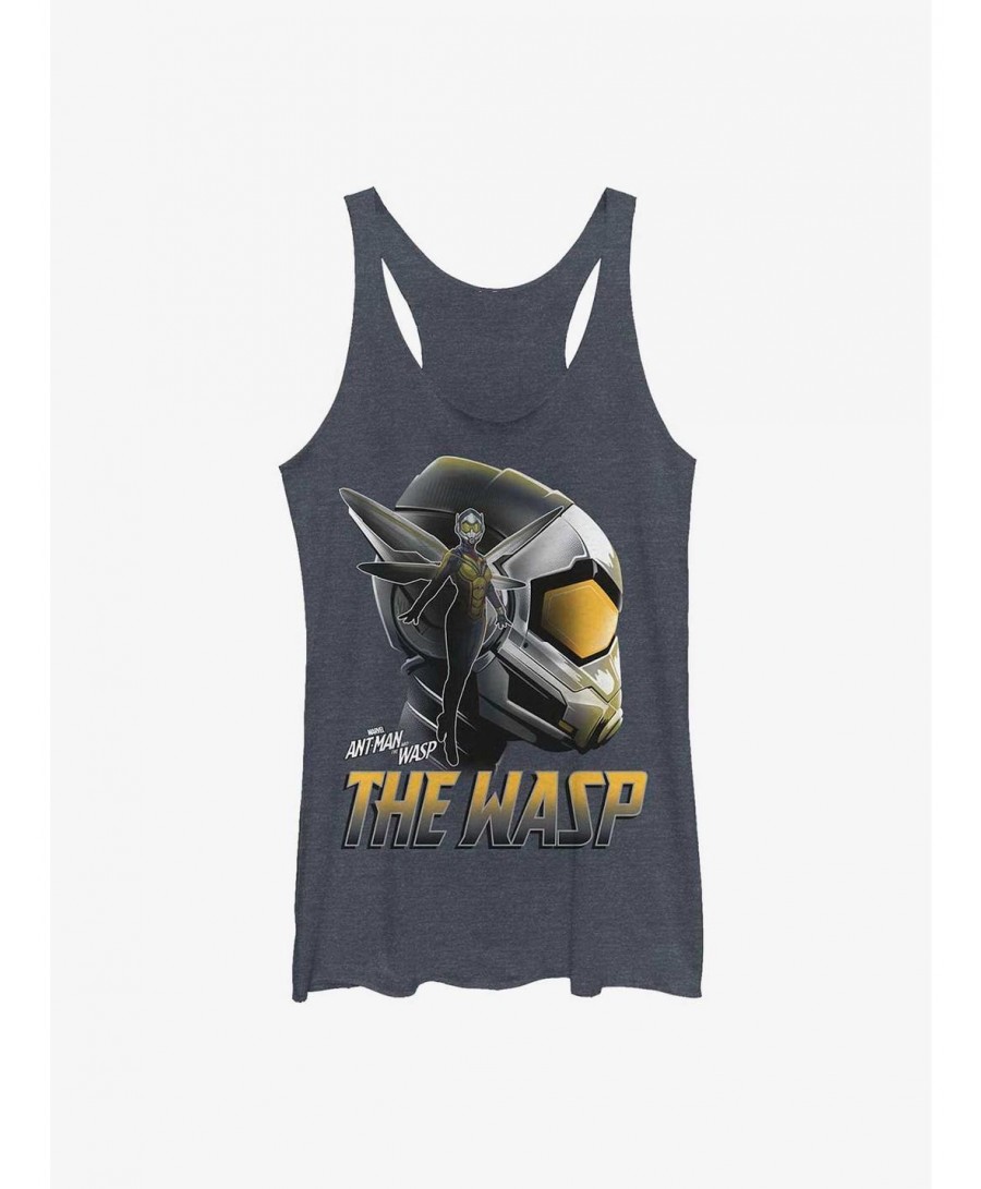 Crazy Deals Marvel Ant-Man The Wasp Helmet Girls Raw Edge Tank $12.95 Tanks