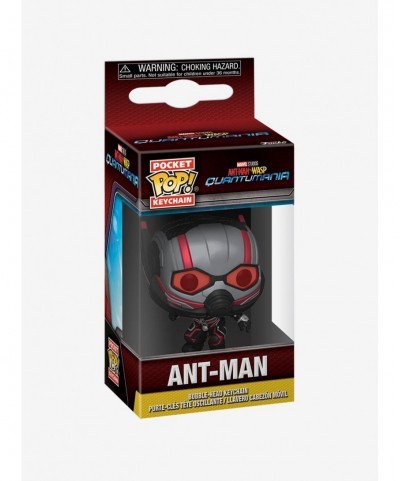 Big Sale Funko Marvel Ant-Man And The Wasp: Quantumania Pocket Pop! Ant-Man Vinyl Key Chain $3.63 Key Chains