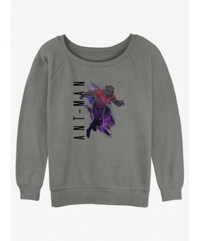 Hot Sale Marvel Ant-Man Space Ant Slouchy Sweatshirt $16.24 Sweatshirts