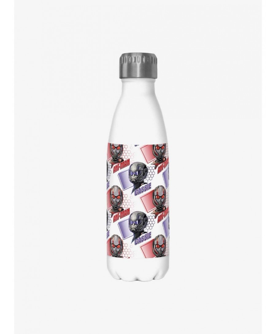 Festival Price Marvel Ant-Man and the Wasp: Quantumania Ant-Man & Cassie Helmet Pattern Water Bottle $7.47 Water Bottles