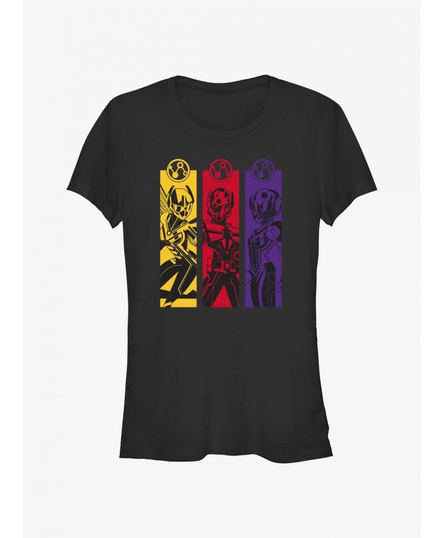 Bestselling Marvel Ant-Man and the Wasp: Quantumania Pym Tech Heroes Girls T-Shirt $7.47 T-Shirts