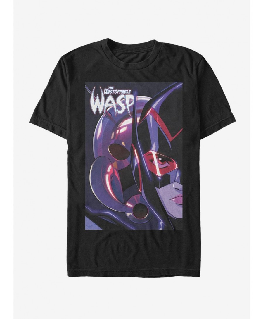 Big Sale Marvel Ant-Man Unstoppable Wasp T-Shirt $7.41 T-Shirts
