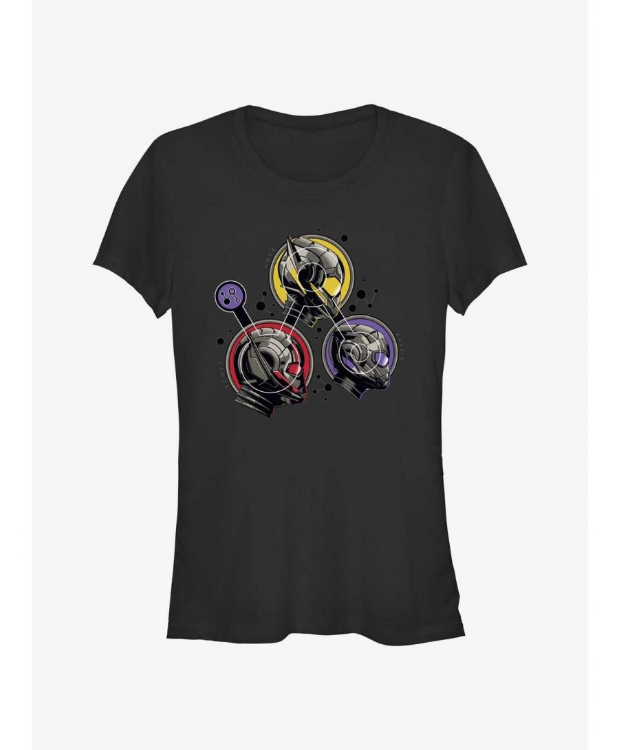 Discount Sale Marvel Ant-Man and the Wasp: Quantumania Team Badges Girls T-Shirt $10.21 T-Shirts