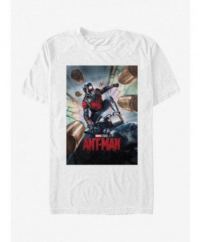 Pre-sale Discount Marvel Ant-Man Ant Poster T-Shirt $9.08 T-Shirts