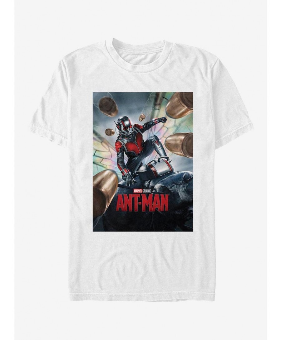 Pre-sale Discount Marvel Ant-Man Ant Poster T-Shirt $9.08 T-Shirts