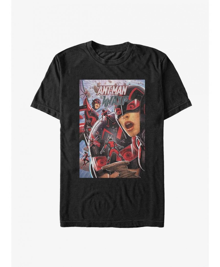 Discount Marvel Ant-Man Black And Red T-Shirt $10.04 T-Shirts