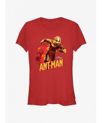 Hot Sale Marvel Ant-Man and the Wasp: Quantumania Ant-Man Transform Girls T-Shirt $8.96 T-Shirts