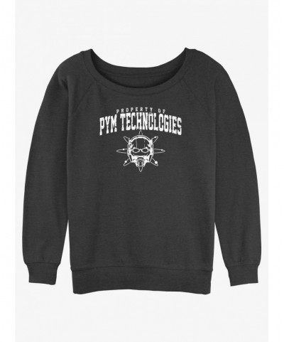 Flash Sale Marvel Ant-Man and the Wasp: Quantumania Property of Pym Technologies Slouchy Sweatshirt $14.39 Sweatshirts