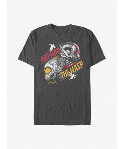 Discount Sale Marvel Ant-Man And The Wasp Helmets T-Shirt $11.23 T-Shirts